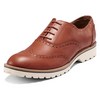 Ramsey Contrast Sole Leather Brogues (Men) Orange