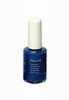 Deep blue nail polish