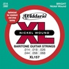 Струны D'Addario XL157 XL Medium Baritone 14-68