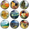 Vincent van Gogh Painting 1.25 Inch (32mm) Pinback Button Badge Set