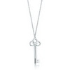 Tiffany Keys  Fleur de lis key pendant