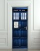 Wall Door STICKER Tardis Doctor Dr Who Police box movie poster, mural, decole, film 30x79" (77x200 Cm)