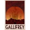 Gallifrey Retro Travel Poster