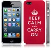 Кейс для iPhone 4-4s - "keep calm and carry on"