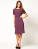 Платье ASOS Midi Dress With Back Detail And Belt