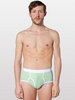 American Apparel Baby Rib Brief Sprout / White