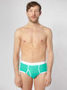 American Apparel Baby Rib Brief Mint / White