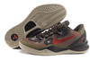 Nike Kobe VIII(8) System Python Squadron Green/Challenge Red/Legion Brown Men Shoes 22072