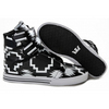 2012 New Supra Tk Society High Tops Black/White Men's 84309