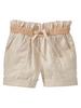 Cuffed paperbag shorts