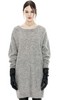 ACNE DRESS WHAM MOHAIR GREY MELANGE