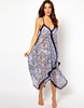 Пляжное платье ASOS Scarf Print Beach Dress