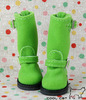 &#9734;&#9582;Cool Cat&#9581;&#9734;&#12304;10-13&#12305;Blythe Pullip Doll Shoes Boots # Apple Green