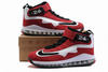 mens red black white air griffey 3.5 sneakers