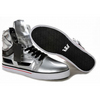 mens silver black supra skytop ii high tops shoe