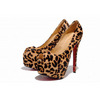 Christian Louboutin Highness 160mm Platform Printed Pony Pumps Leopard