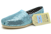 Women's Toms Blue Glitters Shoes