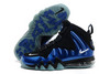 Men Size Nike Barkley Posite Max Basketball Glow In Dark Shoes with Royal Blue and Black White