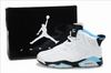 Nike Air Jordan 6 Retro White/Black/Blue Men's