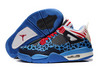 Air Jordan 4IV Leopard BlueWhiteUniversity Red