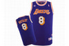 NBA Los Angeles Lakers Kobe Bryant 8 Purple Jerseys