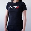 Ladies N7 Logo Black Tee (размер S)