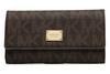 MICHAEL Michael Kors Jet Set Logo Checkbook Wallet