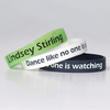 "Dance like no one is watching" Wristband