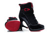 Women Nike Air Jordan 11 High Heels-Black Red