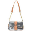 Michael Kors Jet Set Sequins Small Silver Shoulder Bag