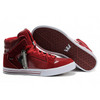 Mens Supra Vaider Dark Red White Shoes