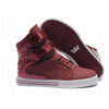 Men Supra Shoes Tk Society High - White/Burgundy