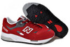 Mens new balance CM1600FR Grey White Fire Red Shoes