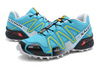 Salomon Speedcross CS 3 Womens Score Blue Yellow Black Trail Running Shoe