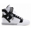 Women Supra Skate Shoes High Tops Skytop Black and White