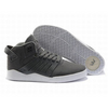 Men Grey and White High Top Supra Skytop 3 Sneakers