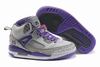 ladies nike air jordans retro 3.5 purple and grey