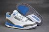 nike jordan 3 retro white blue ladies shoes