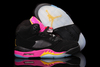 Female Size (Bright Citrus -Fusion Pink - Black) Jorda Brand Shoes - Air Retro 5 (GS)