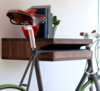 bicycle wooden rack