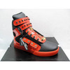 TK Society Women Orange Black Hasp Zipper High Tops