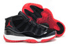 Retro Jordan &#8554; Suede Basketball Playoffs Shoes: Bred Red & Black