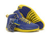 Air Jordans: Air Jordan 12 Retro Men's Purple/Tour Yellow Sport Sneakers Release