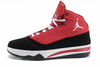 Mens Jordan B'Mo (White & Black & Gym Red) Basketball Shoes