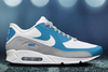 Mens NFL Nike Air Max 90 Premium NFL Detroit Lions Shoes