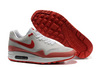 Mens Nike Air Max 1 Hyperfuse white red Shoes