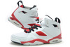 Nike Air Jordan Flight Club 91 White Gym Red Black Mens Shoes