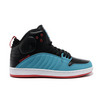 Supra S1W Wyland Black Suede Light Blue Red Shoes