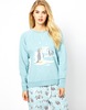 Cath Kidston Lolita Penguin Sleepwear Sweat Top