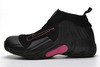 women nike air flightposite 1 pink and black shoes